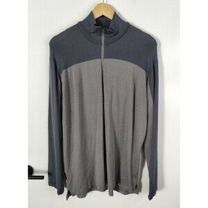 Icebreaker Sport 320 Merino Wool Base Layer Gray 1/4 Full Zip New Zealand